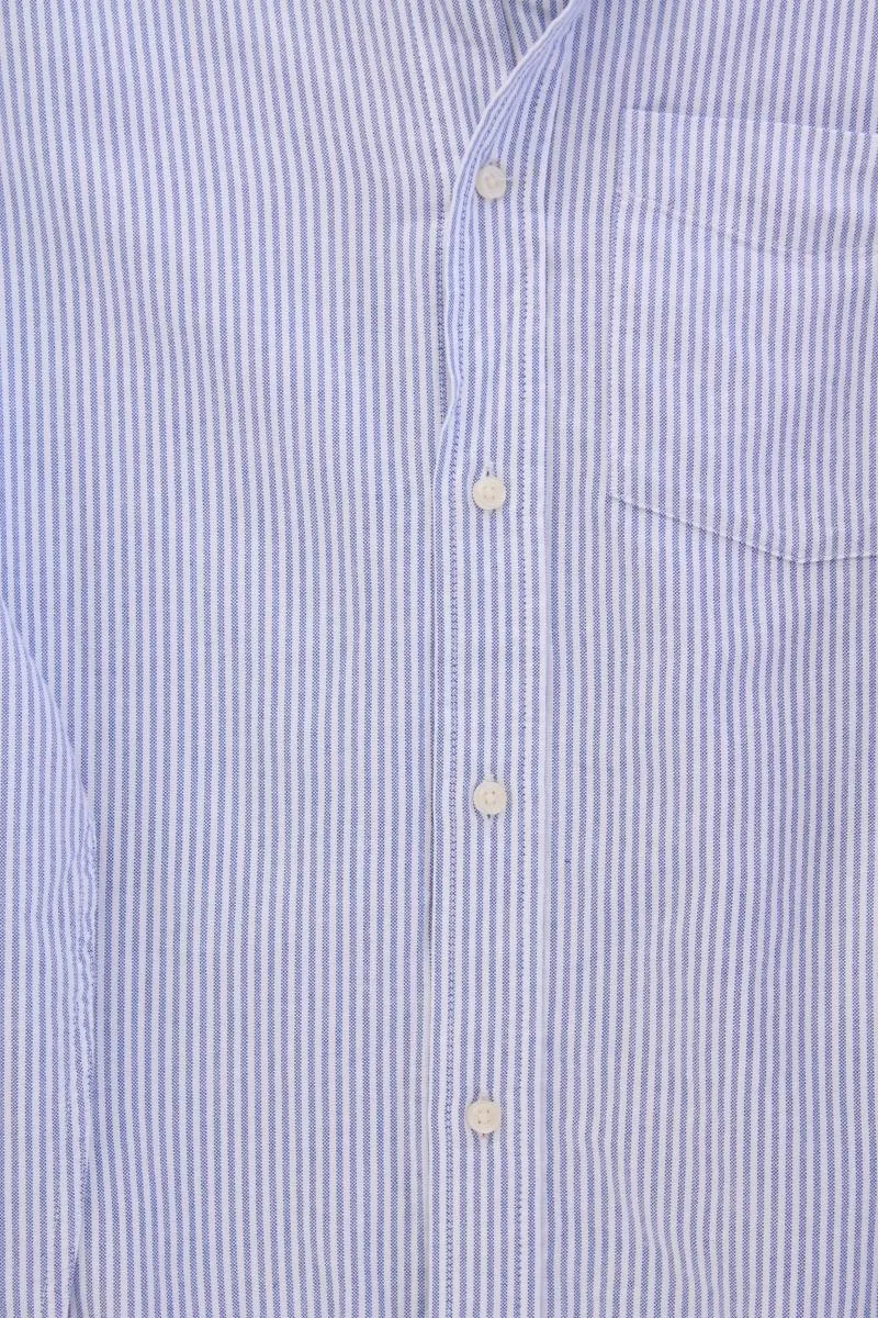 Zara Langarmhemd für Herren Gr. M gestreift blau