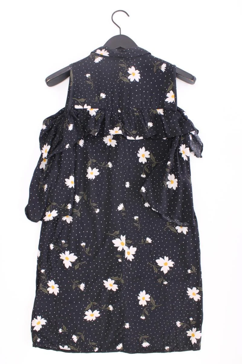 C&A Kleid Gr. 36 mit Blumenmuster neu mit Etikett 3/4 Ärmel grau aus Viskose