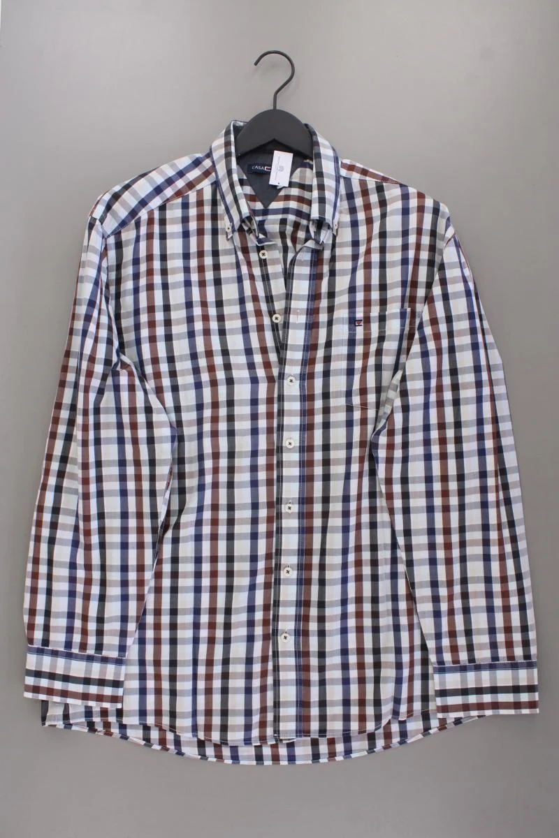 Casa Moda Langarmhemd für Herren Gr. Hemdgröße 43/44 geometrisches Muster