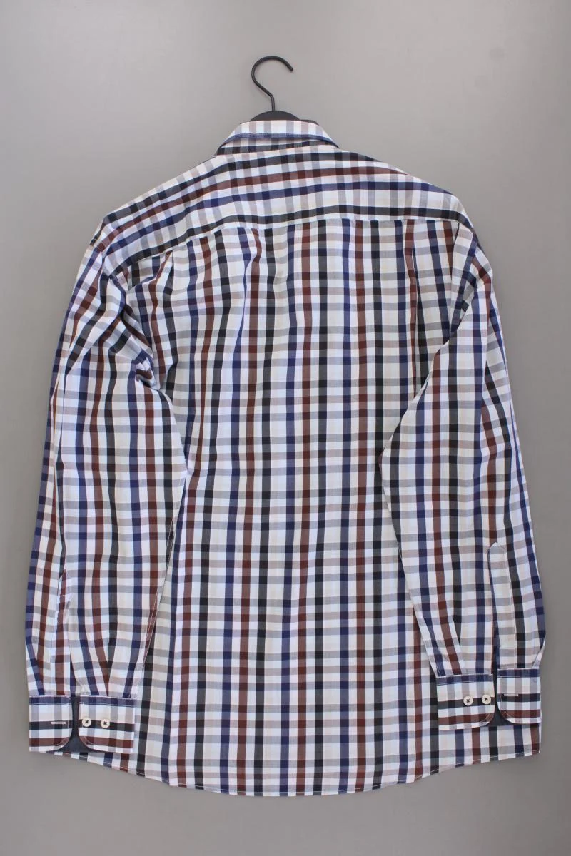 Casa Moda Langarmhemd für Herren Gr. Hemdgröße 43/44 geometrisches Muster
