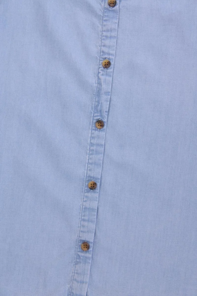 Tom Tailor (Denim) Trägertop Gr. XL blau aus Lyocell
