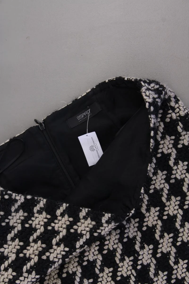 Esprit Collection Rock mit Wolle Gr. 34 schwarz aus Polyester