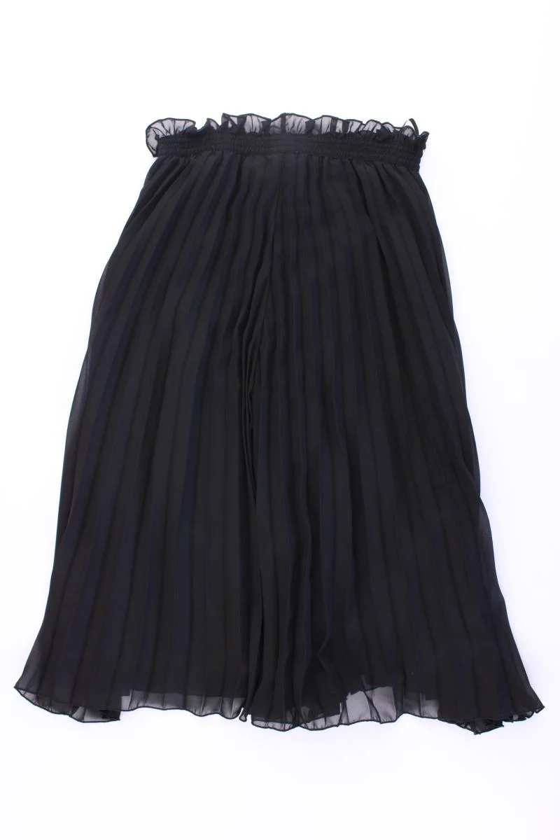 Création L. Plisséerock Gr. Kurzgröße 18 neuwertig schwarz aus Polyester