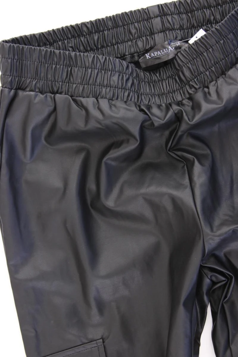 Kapalua Kunstlederhose Gr. 36 schwarz aus Polyurethan