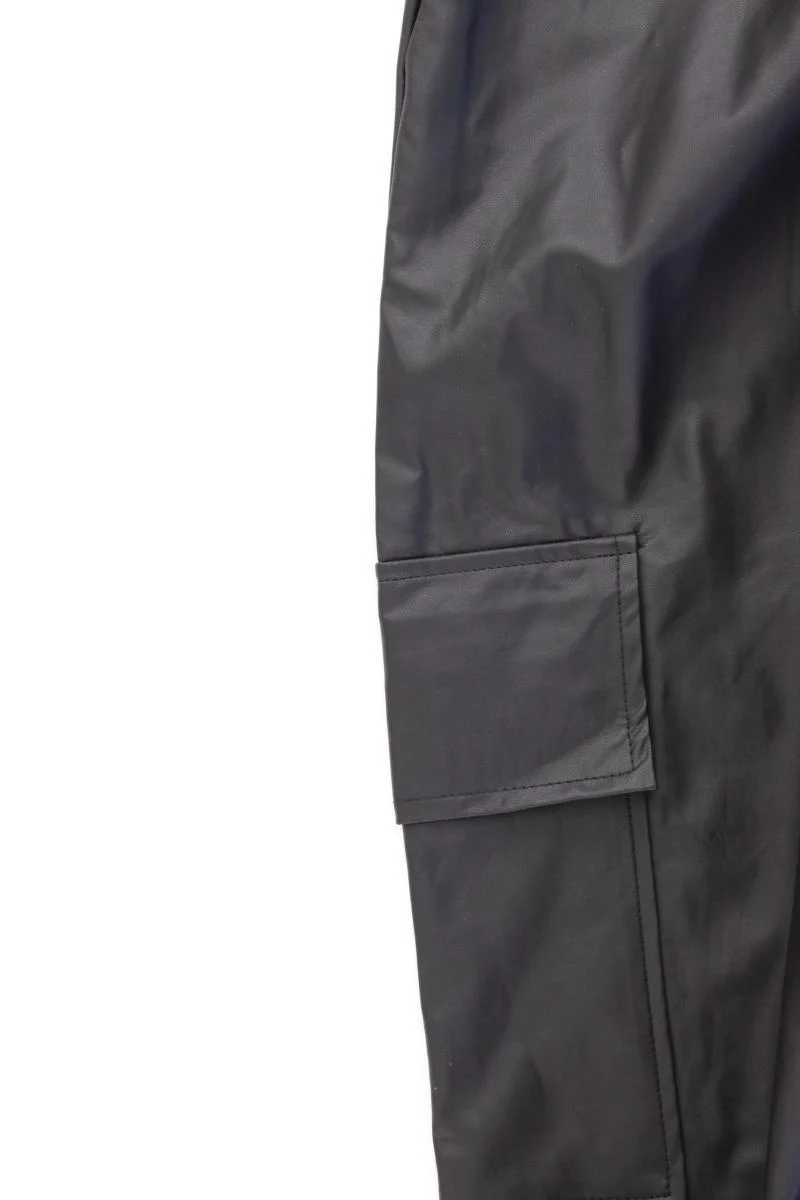 Kapalua Kunstlederhose Gr. 36 schwarz aus Polyurethan