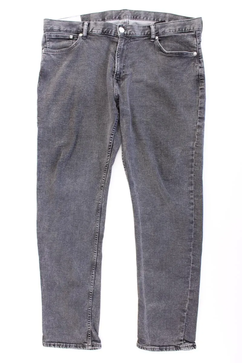 H&M Slim Jeans für Herren Gr. W38/L32 grau aus Baumwolle