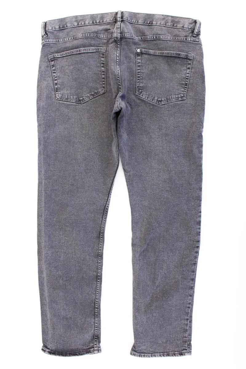 H&M Slim Jeans für Herren Gr. W38/L32 grau aus Baumwolle