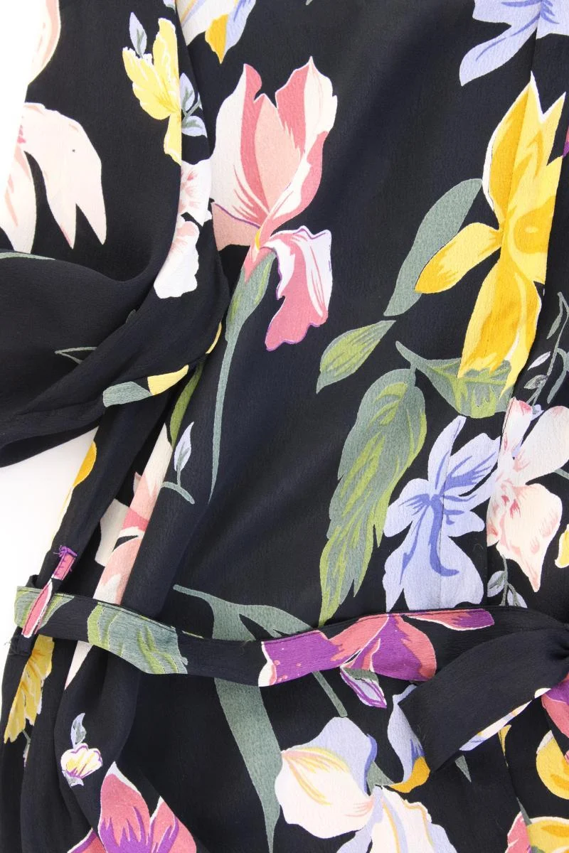 Zizzi Maxikleid Gr. 46/48 mit Blumenmuster neuwertig mit Gürtel 3/4 Ärmel