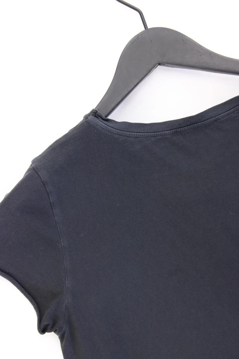 Set Printshirt Gr. 36 Kurzarm grau aus Baumwolle