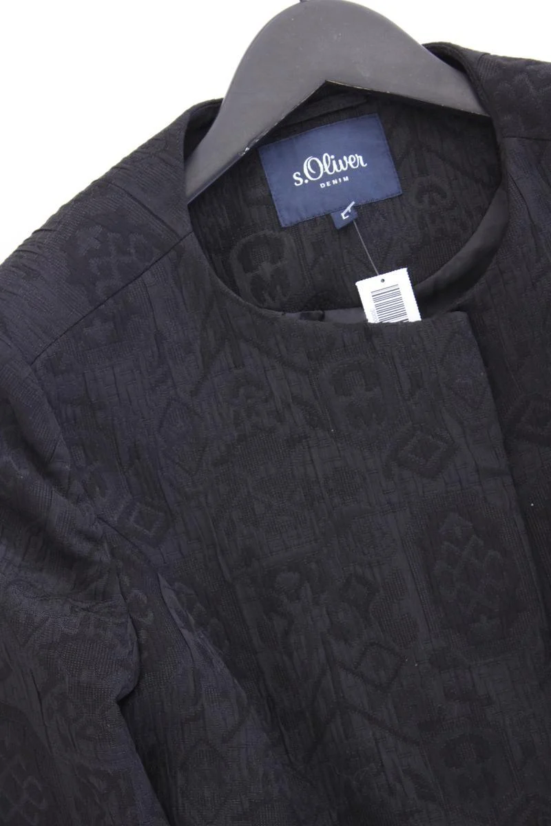 s.Oliver Slim Mantel Gr. L schwarz aus Polyester