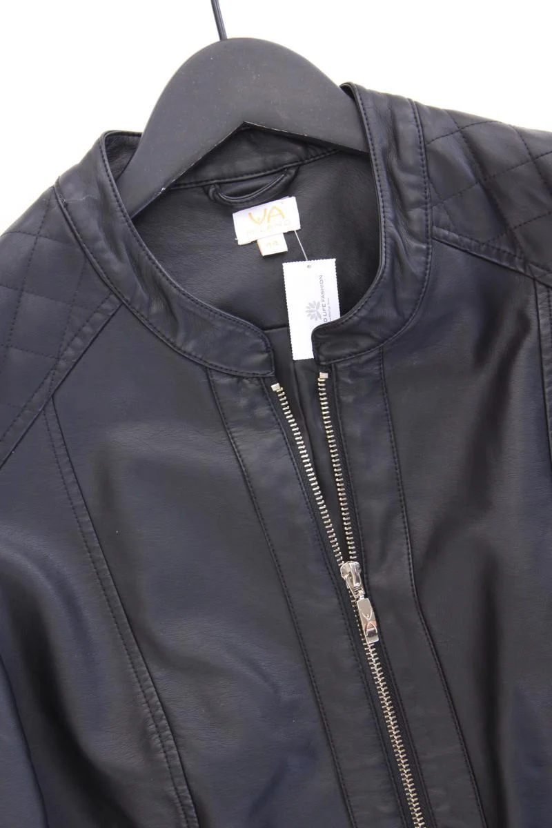 VA Milano Kunstlederjacke Gr. 44 schwarz aus Viskose