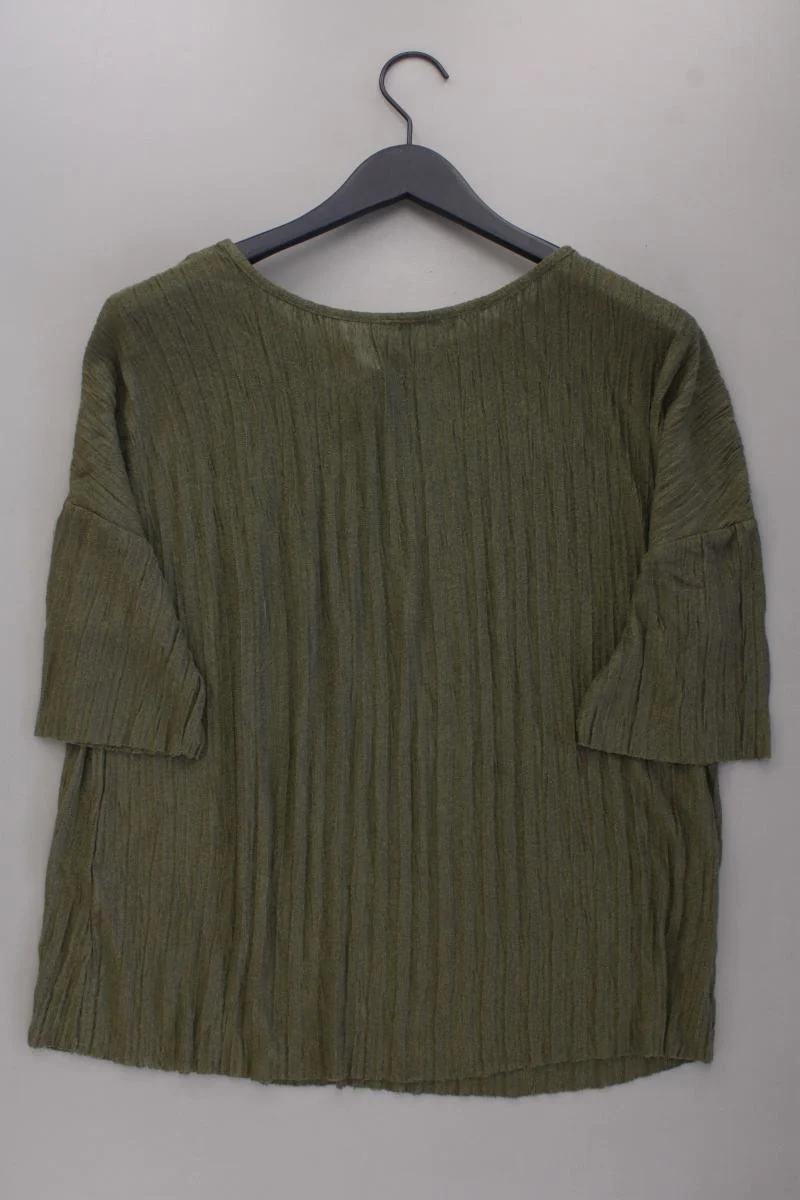 Orsay Shirt Gr. 44 Kurzarm olivgrün