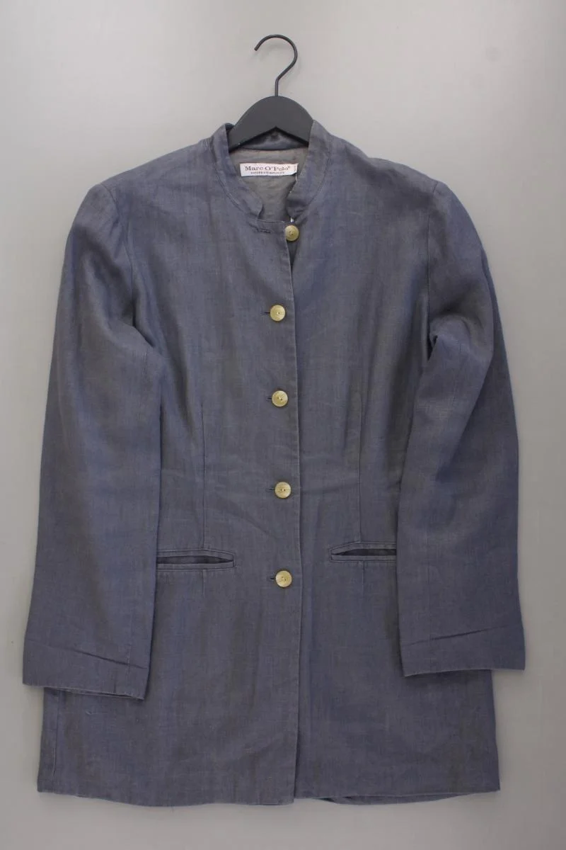 Marc O'Polo Vintage Leinenmantel Gr. 36 grau