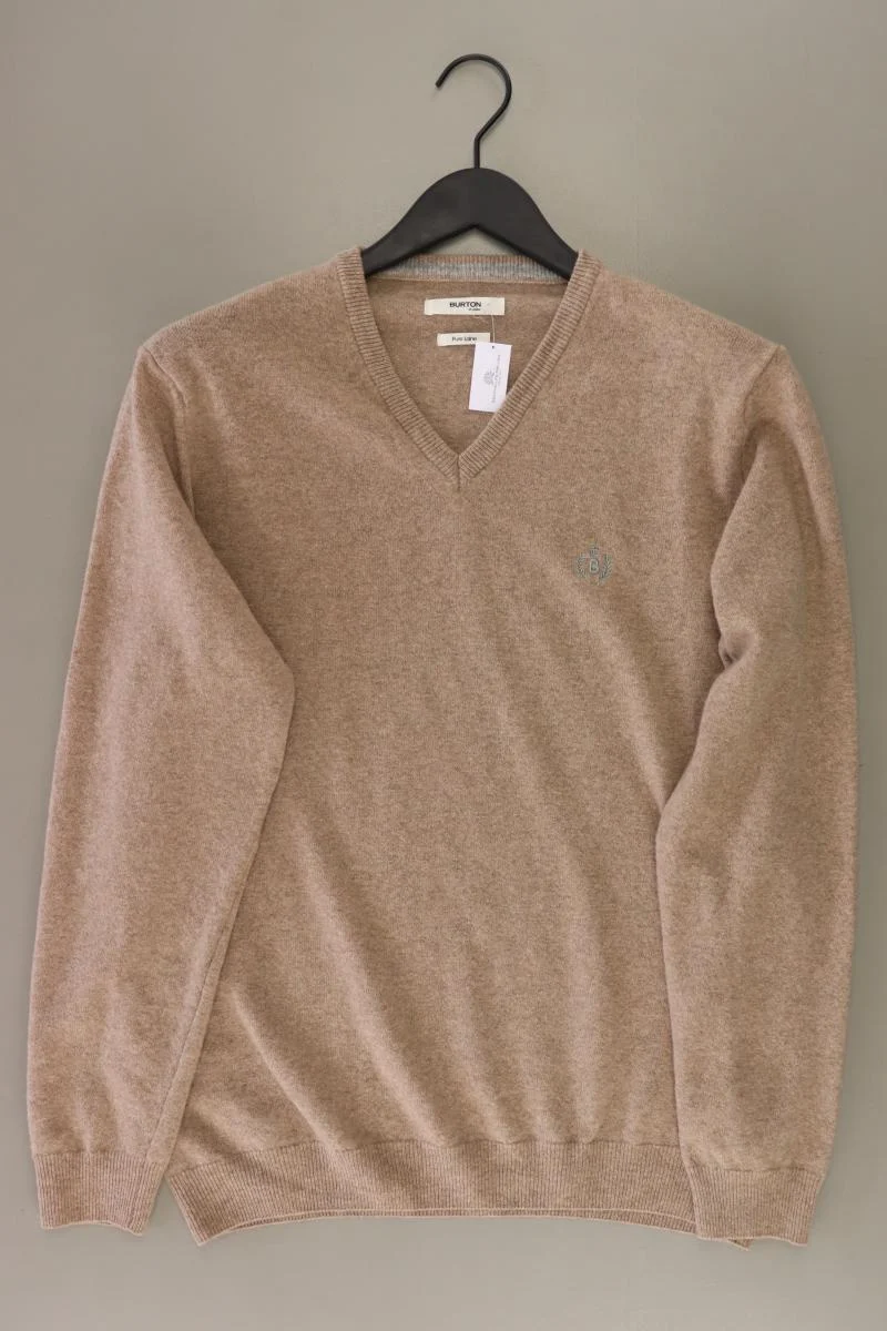 Burton of London Wollpullover für Herren Gr. L neuwertig braun