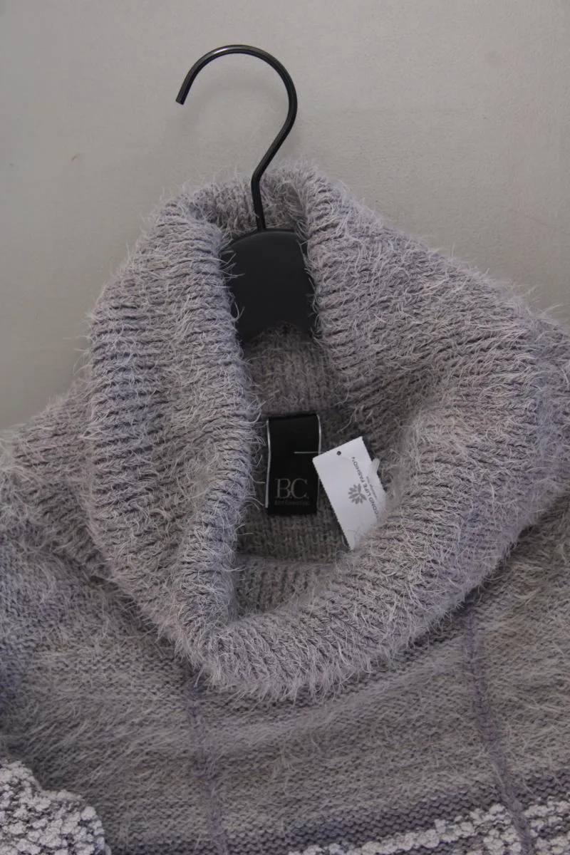 Best Connections Feinstrickpullover Gr. 38 neuwertig grau aus Polyacryl