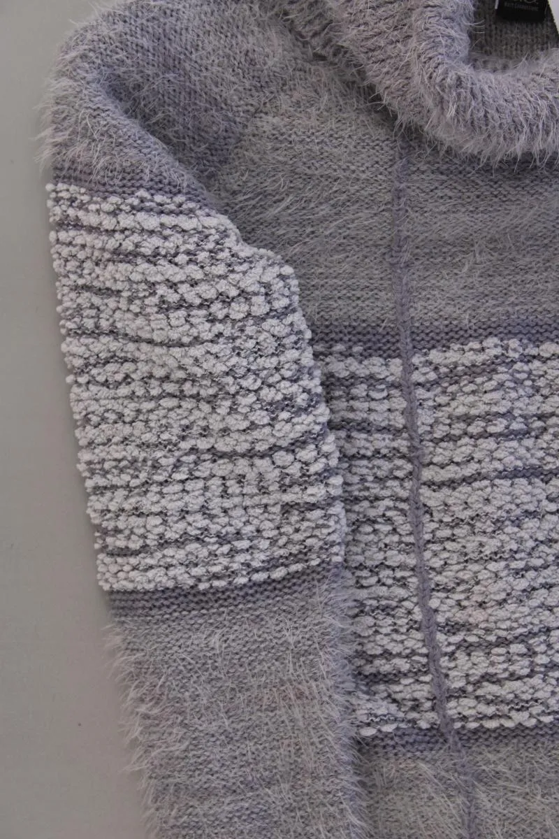 Best Connections Feinstrickpullover Gr. 38 neuwertig grau aus Polyacryl