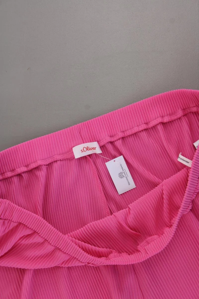 s.Oliver Stretchhose Gr. 42 neuwertig pink aus Polyester