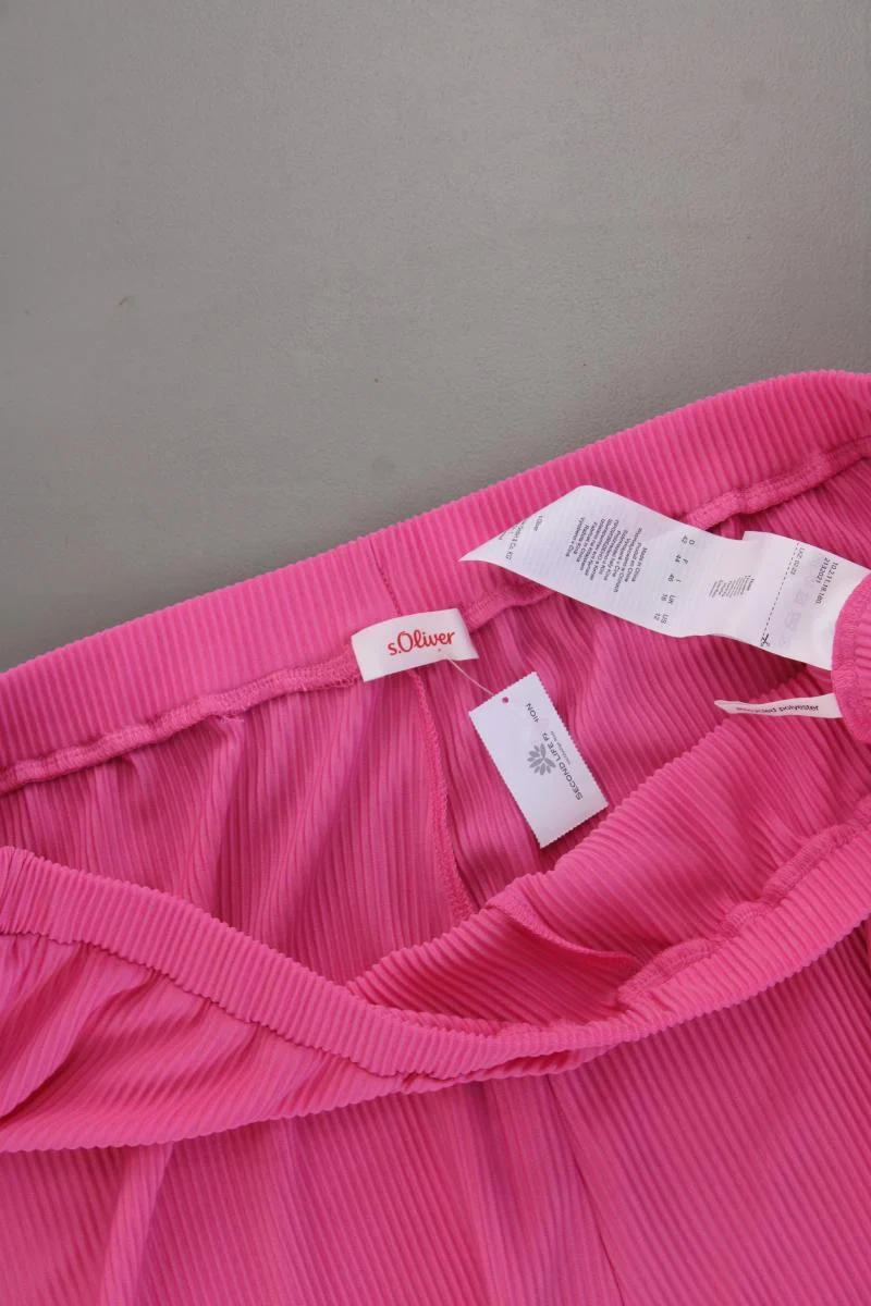 s.Oliver Stretchhose Gr. 42 neuwertig pink aus Polyester