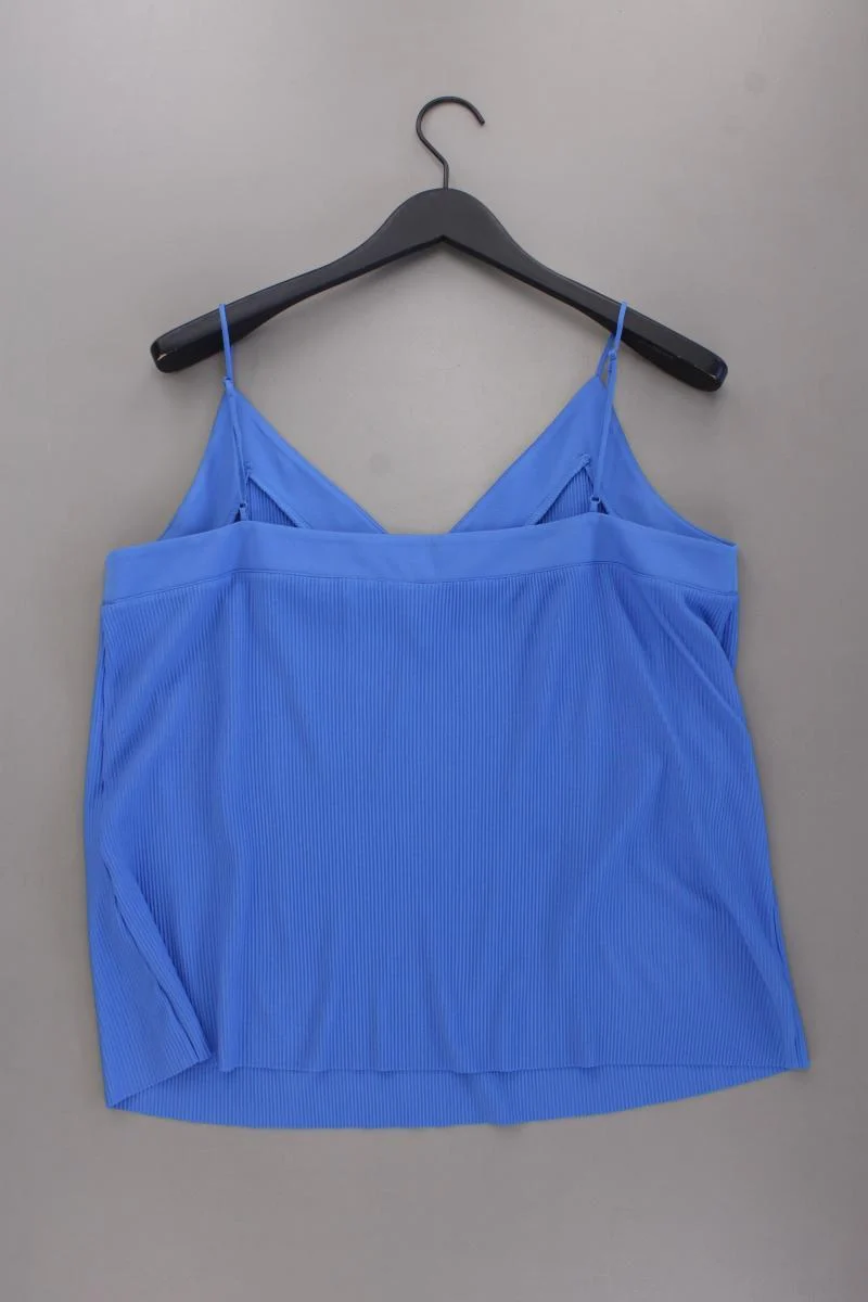s.Oliver Spaghetti-Top Gr. 46 neuwertig blau aus Polyester