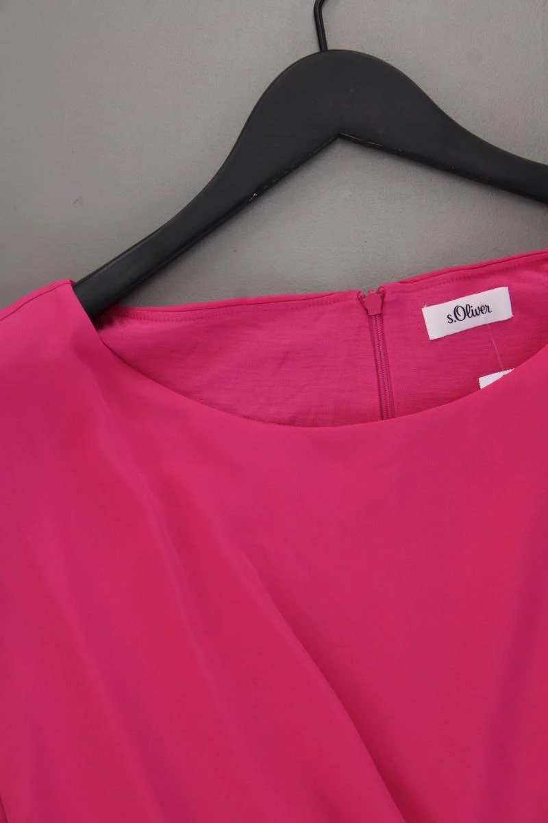 s.Oliver Kurzarmkleid Gr. 46 pink aus Polyester