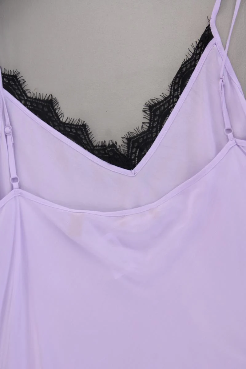 Esprit Camisole Gr. XXL neuwertig lila aus Viskose