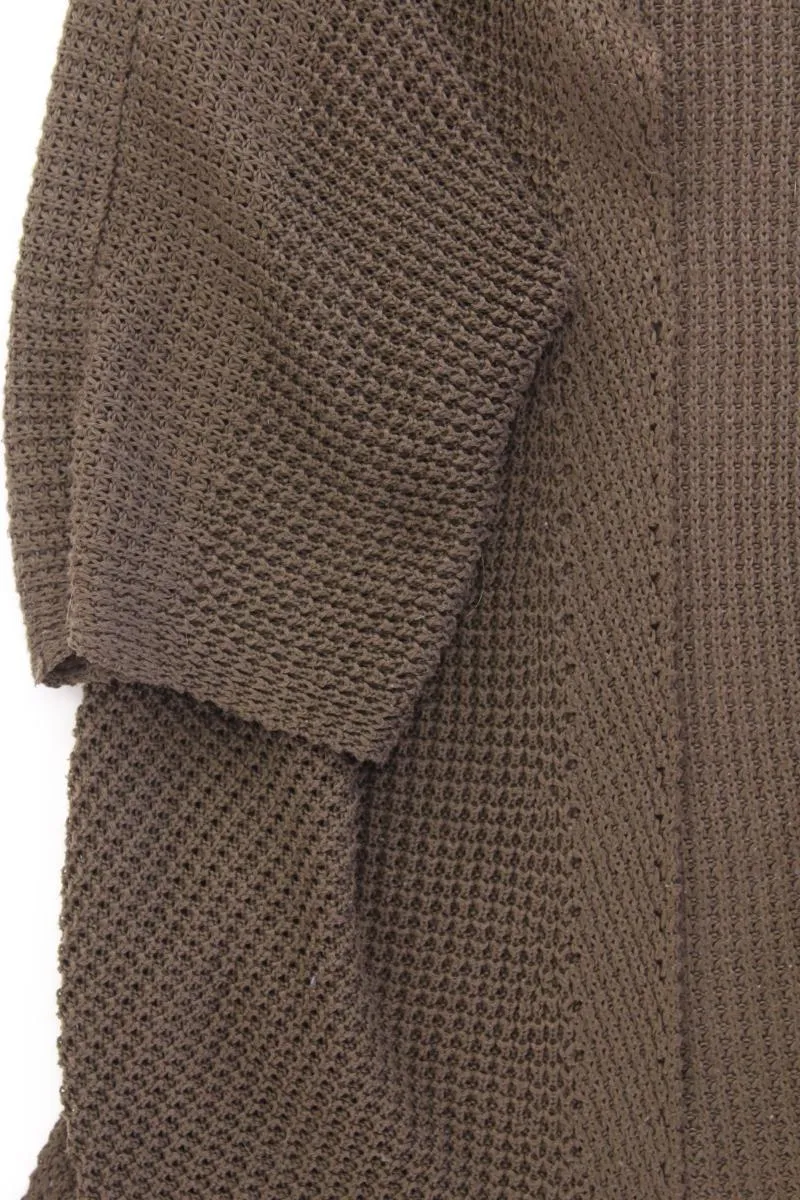Pull&Bear Strickjacke Gr. S 3/4 Ärmel braun