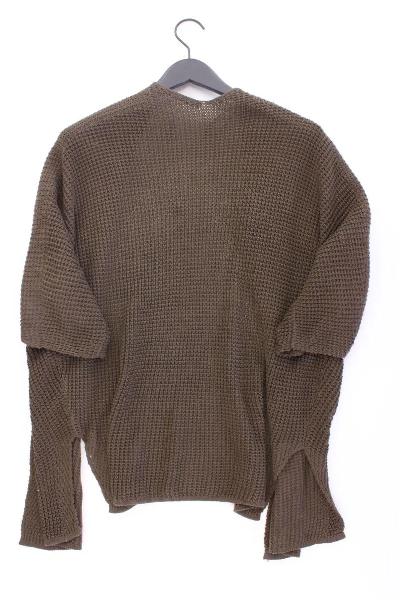 Pull&Bear Strickjacke Gr. S 3/4 Ärmel braun