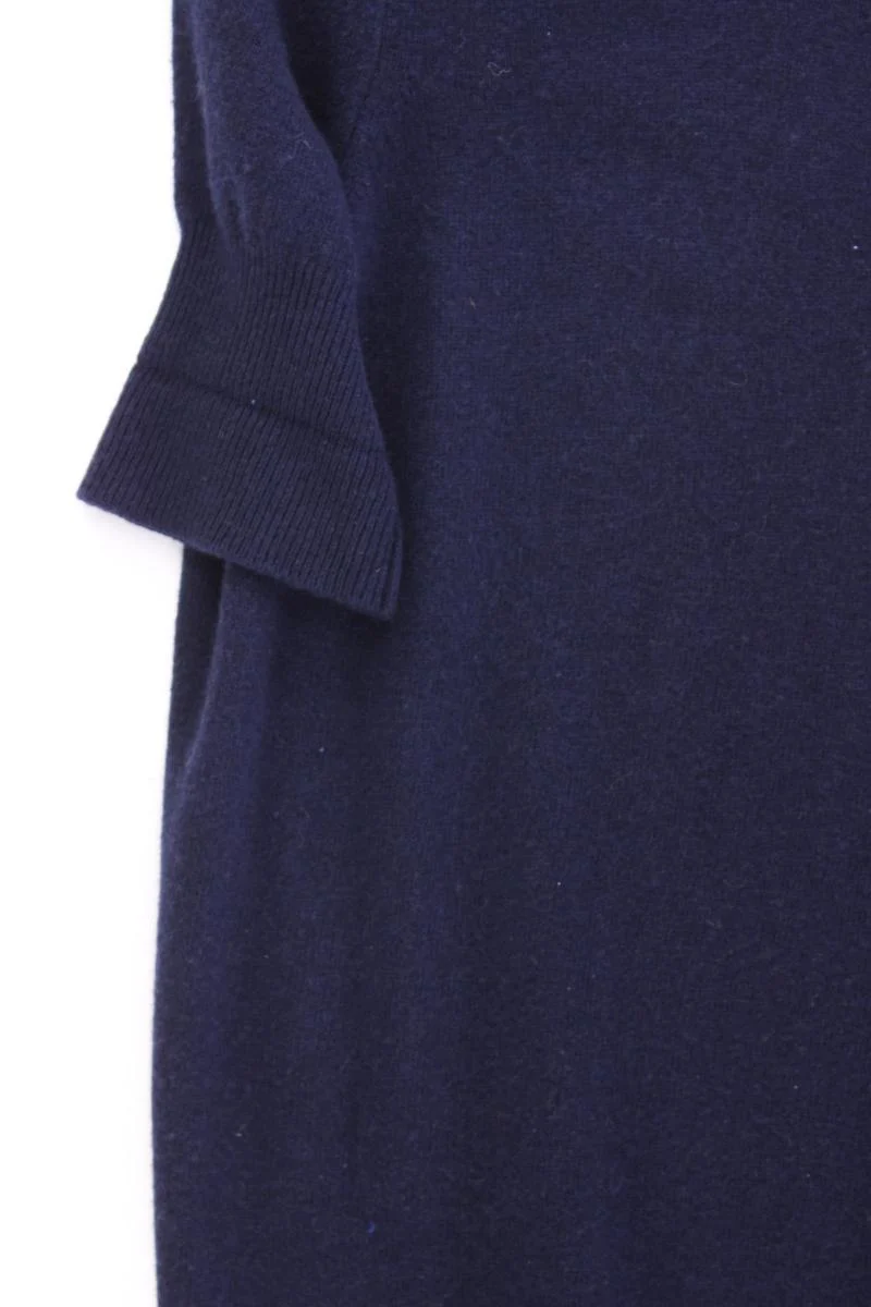 Erika Cavallini Longshirt aus Wolle und Kaschmir Gr. M Kurzarm blau
