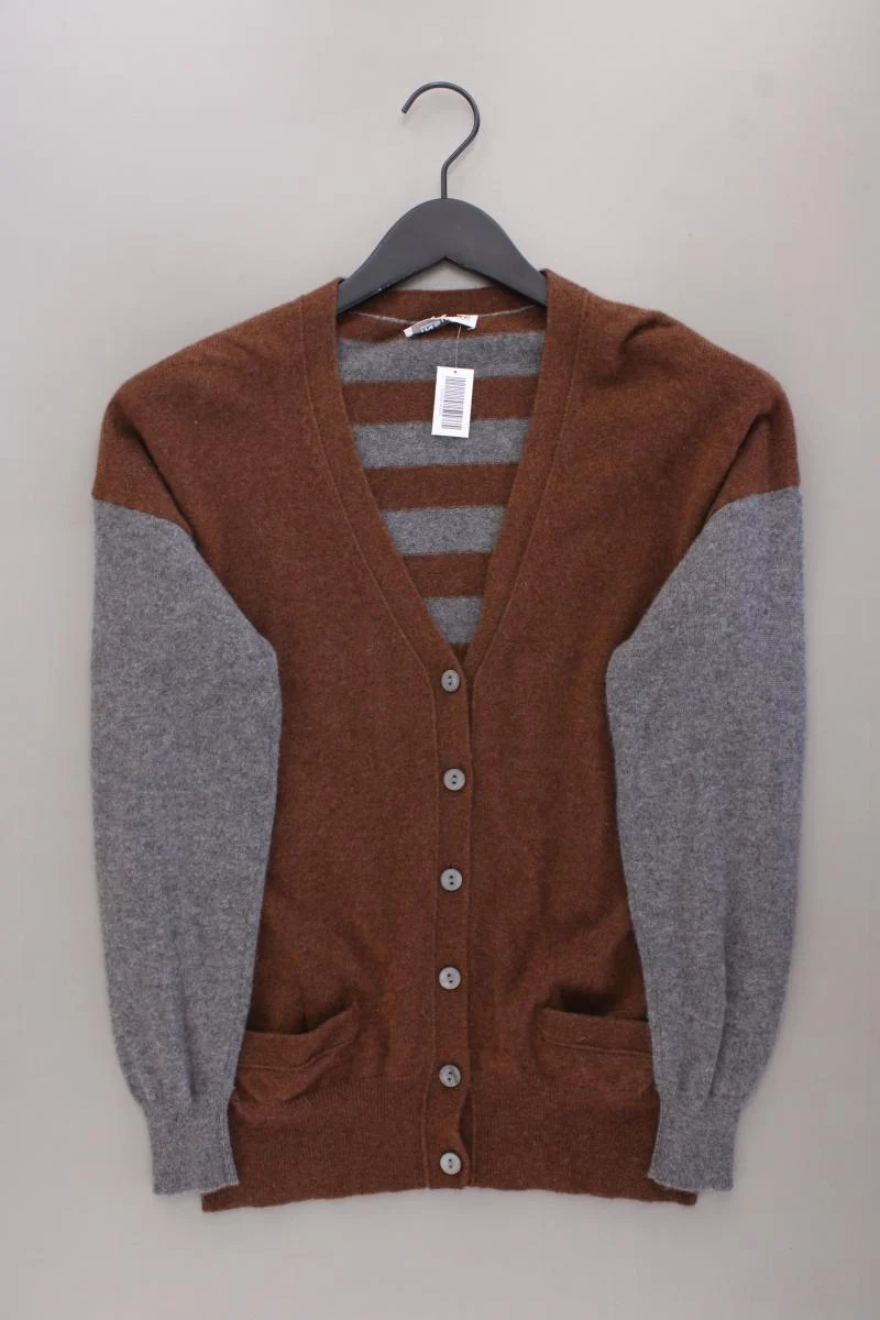 Insieme Cardigan aus Kaschmir Gr. 42 Langarm braun