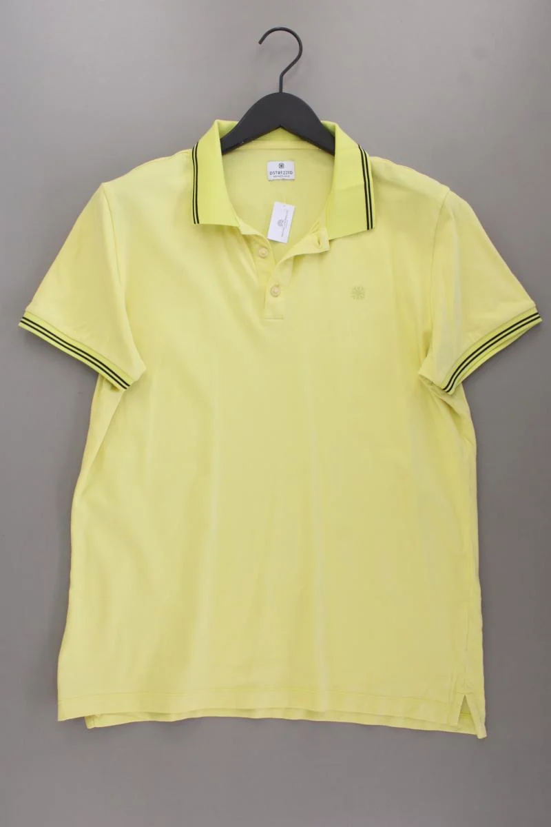DSTREZZED Poloshirt für Herren Gr. XL Kurzarm gelb