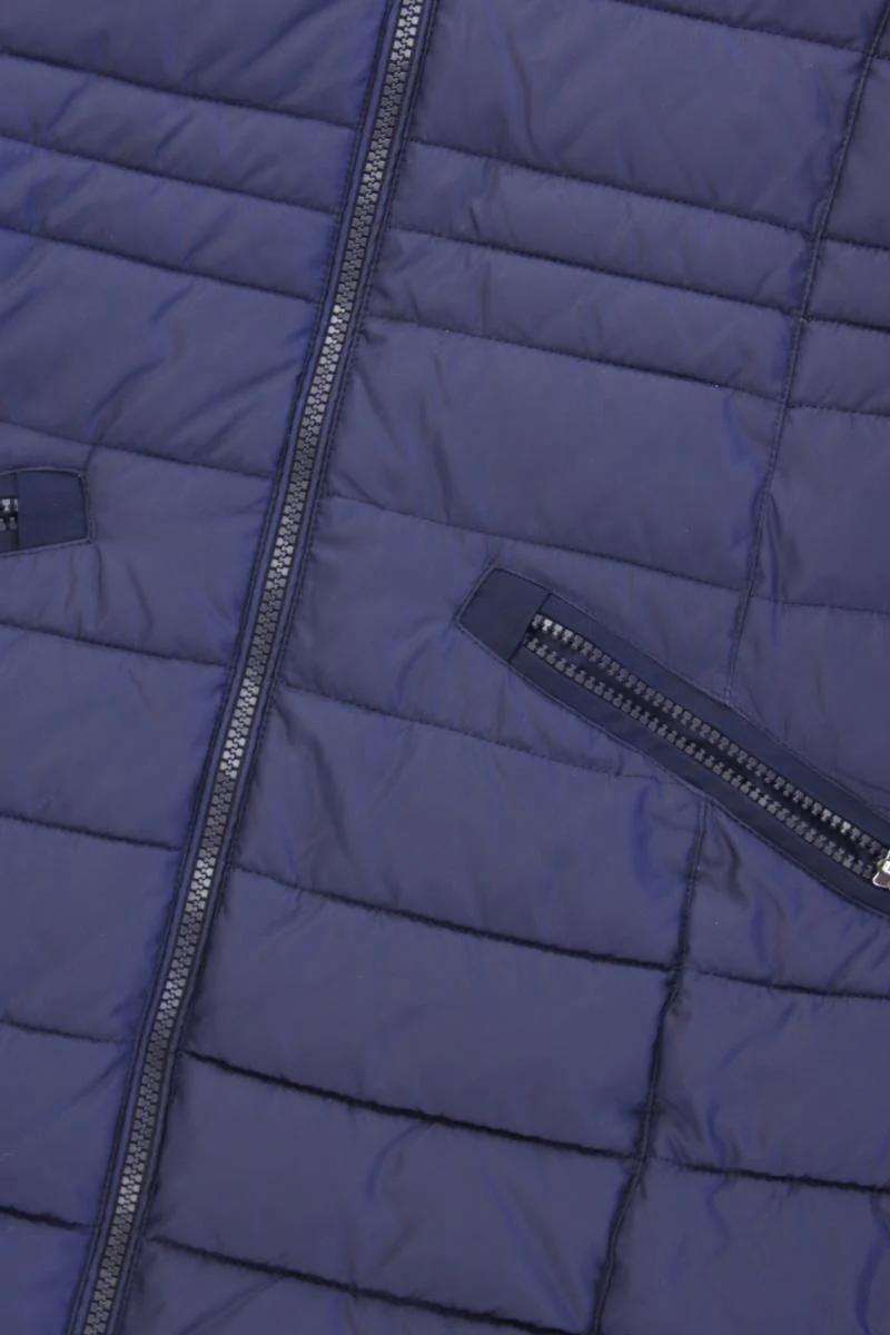 Marc O'Polo Steppjacke Gr. 36 blau aus Polyester
