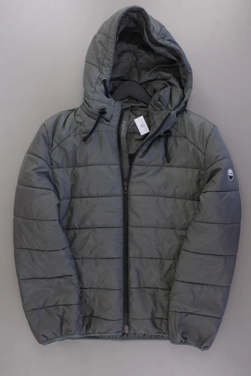 Pikeur Kapuzenjacke für Herren Gr. 48 neuwertig grau aus Polyester