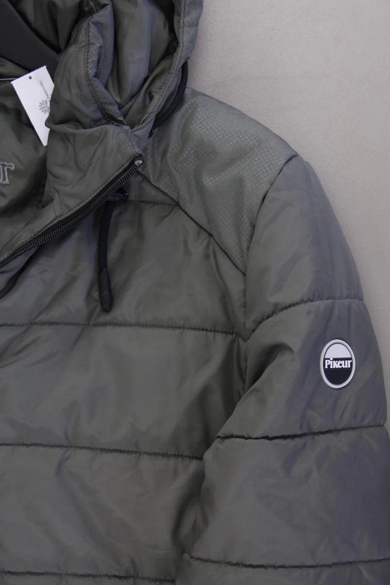 Pikeur Kapuzenjacke für Herren Gr. 48 neuwertig grau aus Polyester