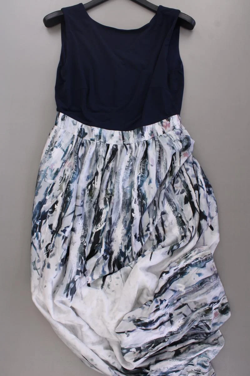 Swing Abendkleid Gr. 40 neuwertig Ärmellos blau aus Polyester