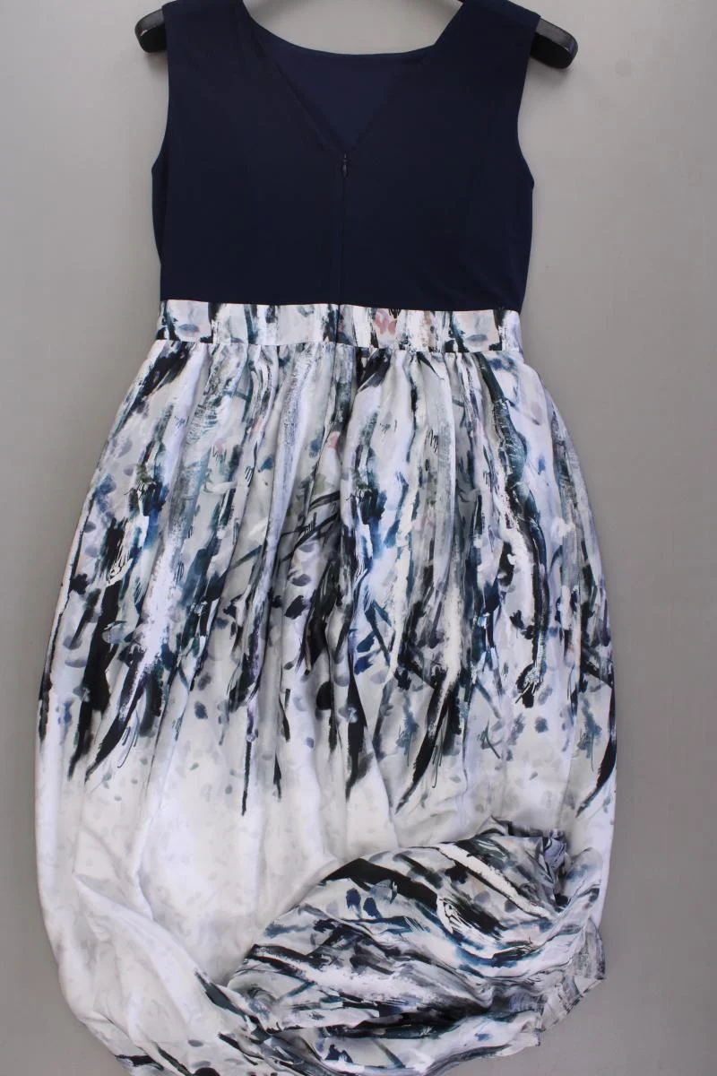 Swing Abendkleid Gr. 40 neuwertig Ärmellos blau aus Polyester