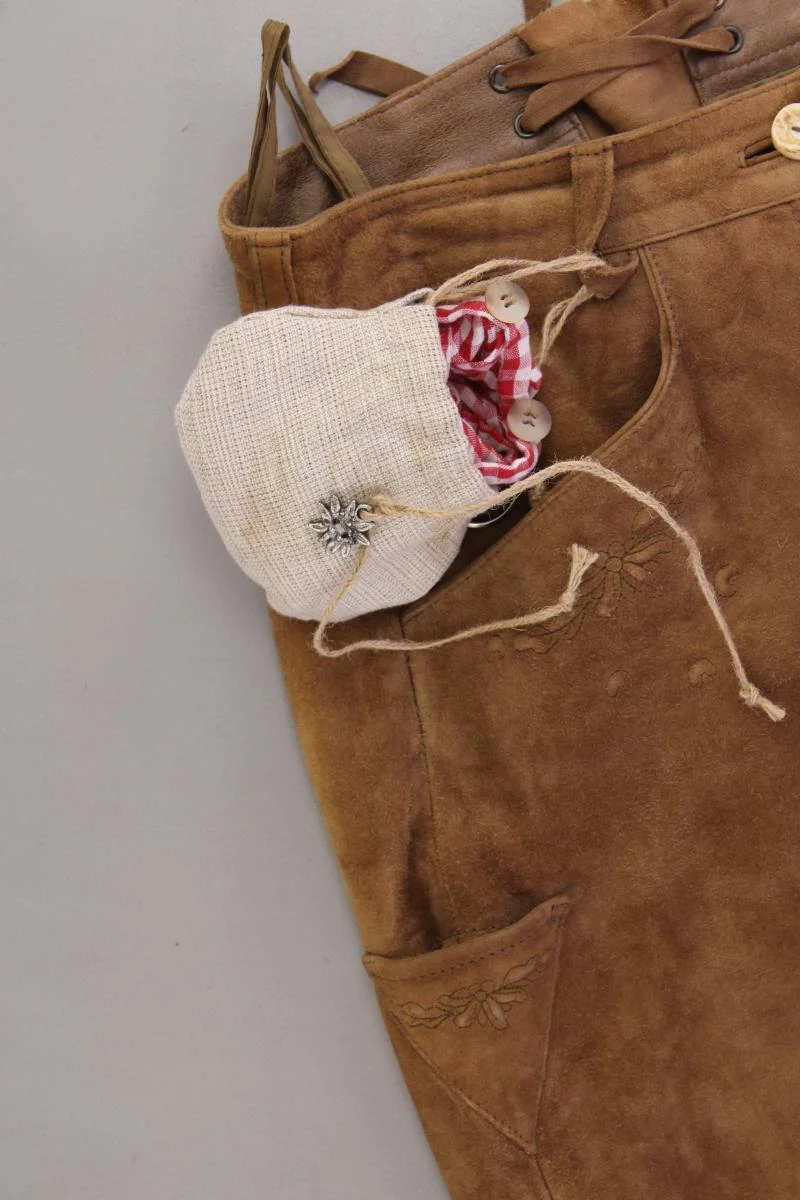 Almsach Lederhose Trachtenhose Gr. 38 braun