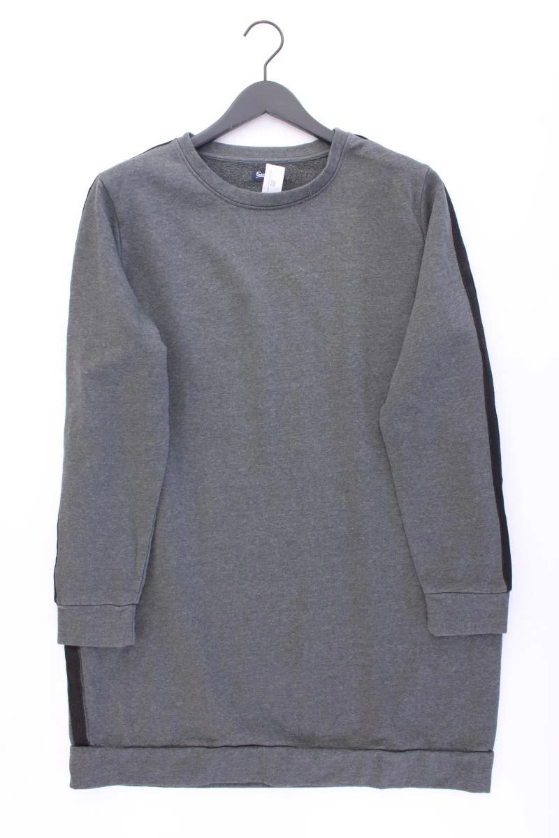 Seasons Pulloverkleid Gr. L Langarm grau aus Baumwolle