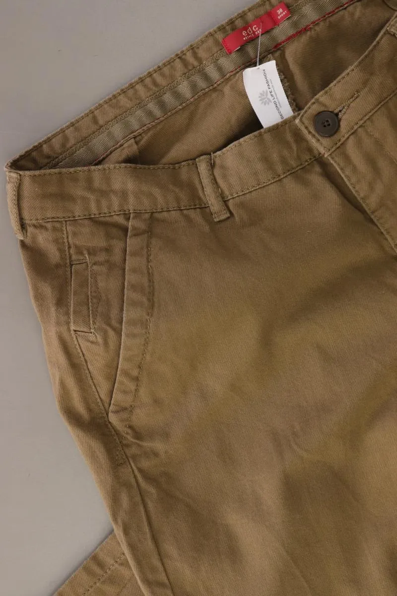 edc by Esprit Chinohose Gr. 38 olivgrün aus Baumwolle