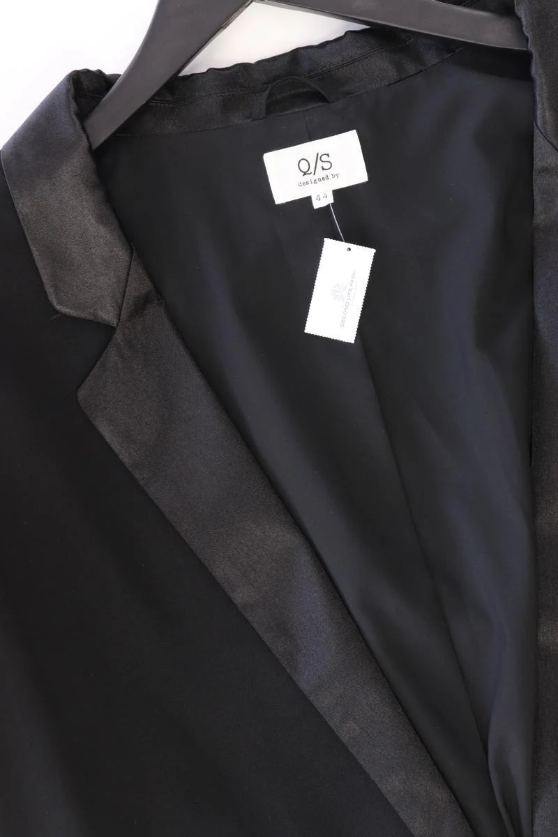 QS by s.Oliver Longblazer Gr. 44 schwarz aus Polyester