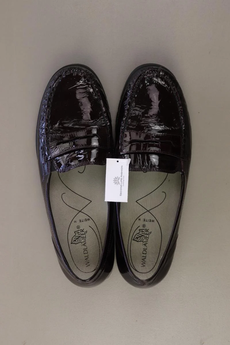 Waldläufer Halbschuhe Loafers Bordeaux Gr. 39 neuwertig rot aus Leder