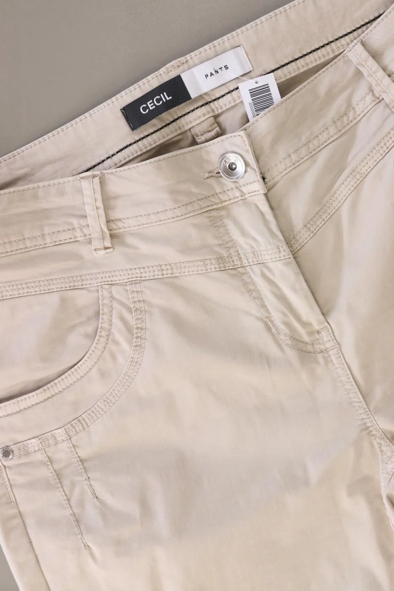 Cecil Hose Gr. W30/L26 creme aus Baumwolle