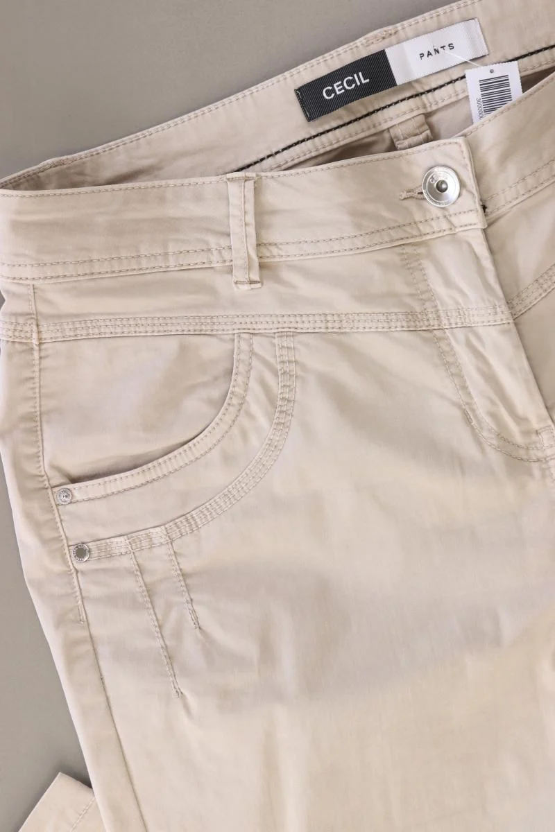 Cecil Hose Gr. W30/L26 creme aus Baumwolle