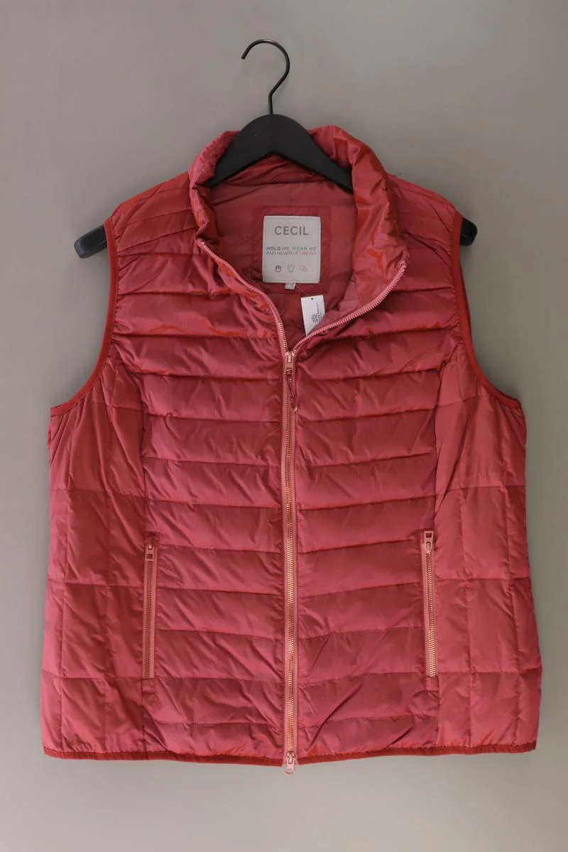 Cecil Steppweste Gr. XL rot aus Polyester