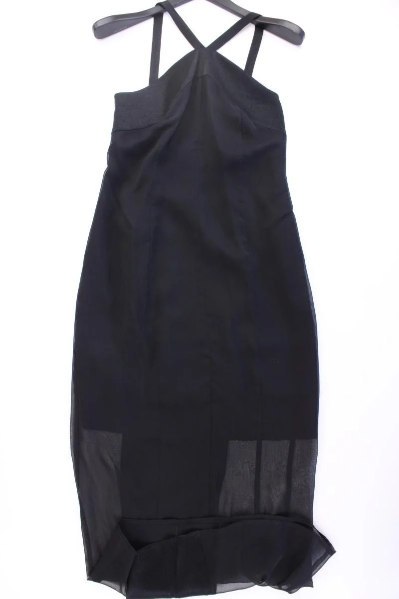 Marc Aurel Abendkleid Gr. 36 Träger Vintage schwarz aus Polyester