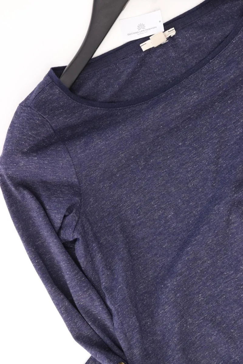 Esprit Longsleeve-Shirt Gr. XS Langarm blau aus Baumwolle