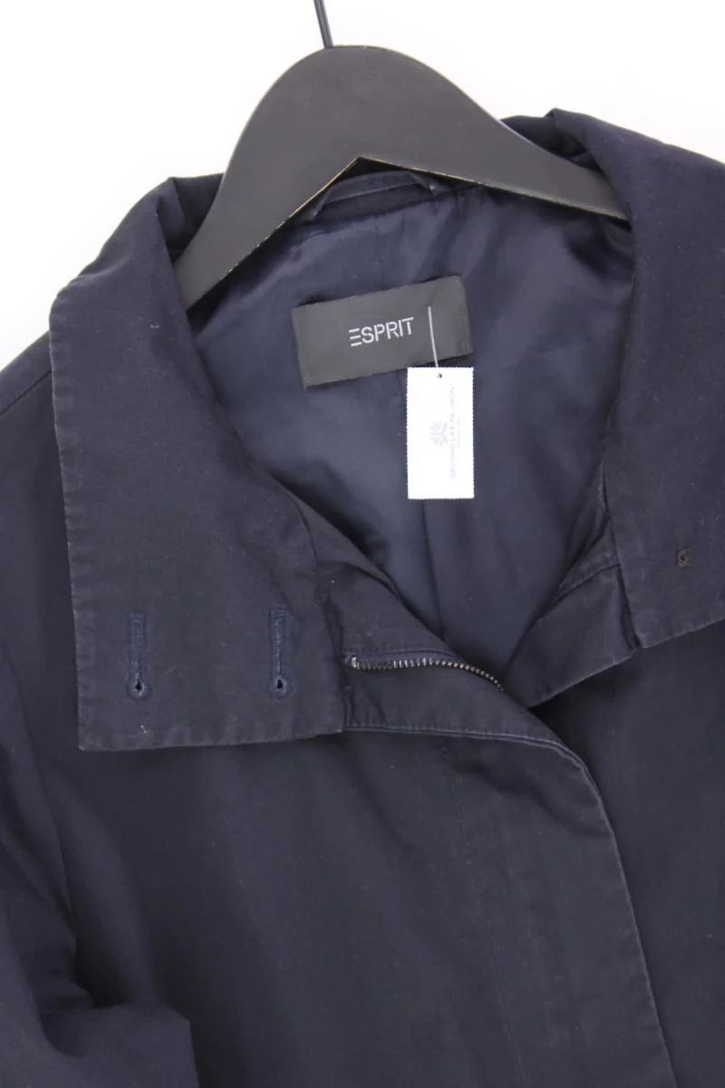 Esprit Übergangsmantel Gr. XL blau aus Baumwolle