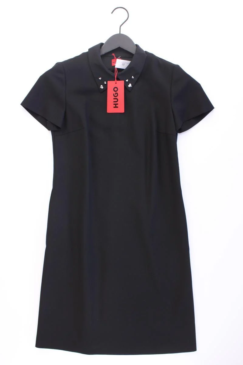 Hugo Boss Etuikleid Gr. 34 neu mit Etikett Kurzarm schwarz aus Viskose