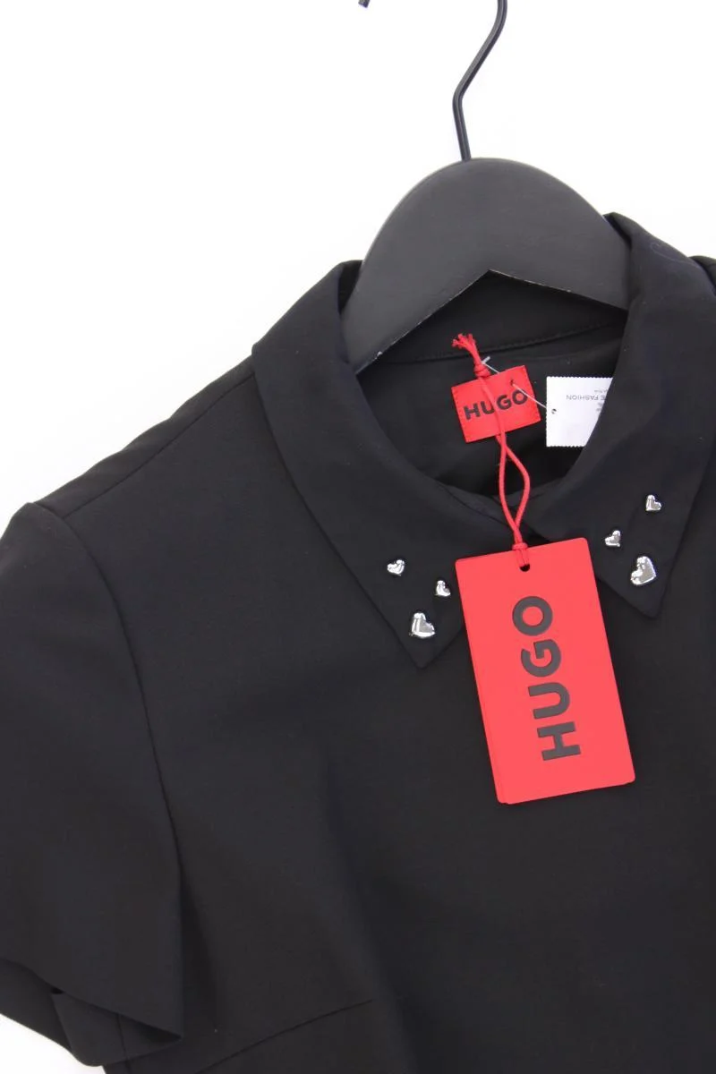 Hugo Boss Etuikleid Gr. 34 neu mit Etikett Kurzarm schwarz aus Viskose