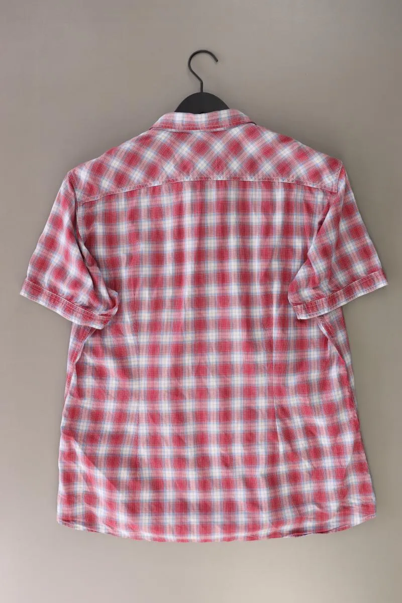 Tom Tailor Karohemd für Herren Gr. XXL kariert Kurzarm rot aus Baumwolle