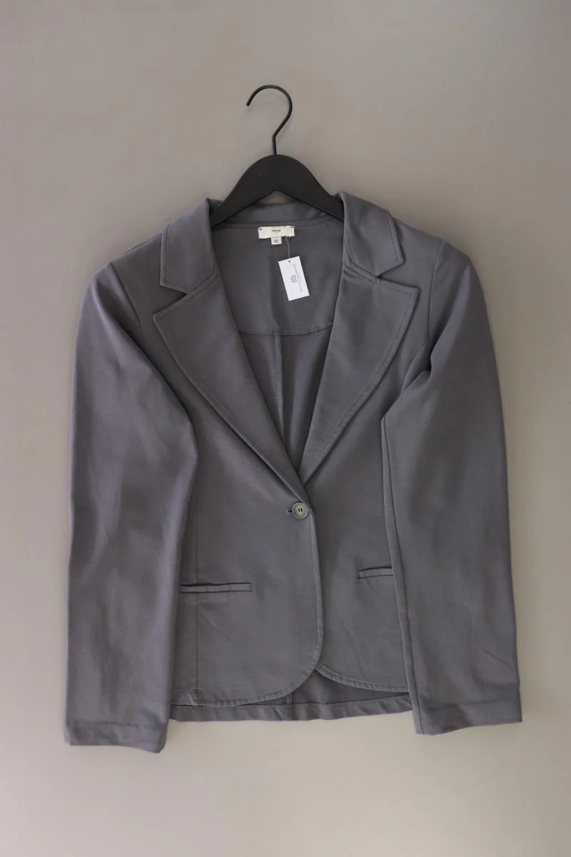 Venturini Milano Jerseyblazer Gr. 42 grau aus Baumwolle